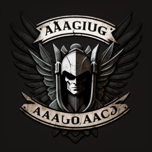 A War Squad Logo featuring an archangel with the name “Arcanjos”