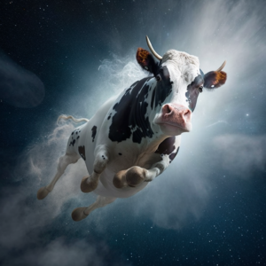 cow in space