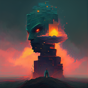 Dramatic surreal artwork , tempest , Character Design, Concept Art, Rank And File, Digital art, by Beksinski and Sonia Delaunay, Paul Klee, Atey Ghailan,high detailed , 8k – – aspect 9:16 –q 2 –upbeta