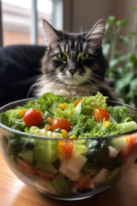 salad cat, saladcat, catsalad, cat salad, HD –ar 2:3 –upbeta –q 2 –v 5 –s 750 –q 2