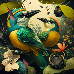 birds , jungle, party music –v 4