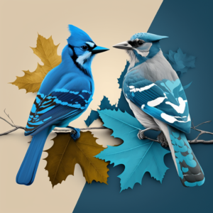 blue jays vs bluebirds. a thumbnail for a website that shows the difference between these two birds
