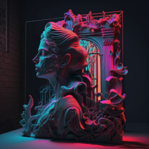 neon art 3D