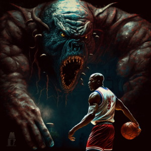 michael jordan vs monster