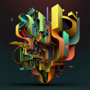 surreal abstract code